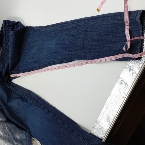 Level 99 skinny size 30 low to mid rise, 32" inseam, dark wash jeans - Picture 9 of 13